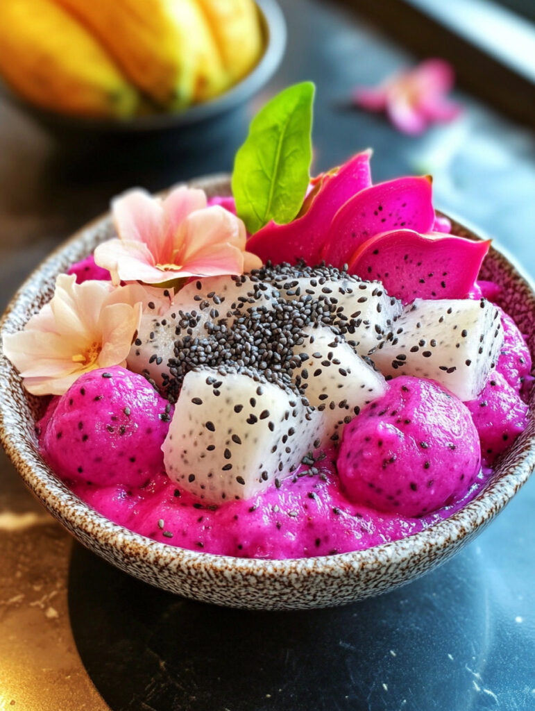 Dragon fruit salad