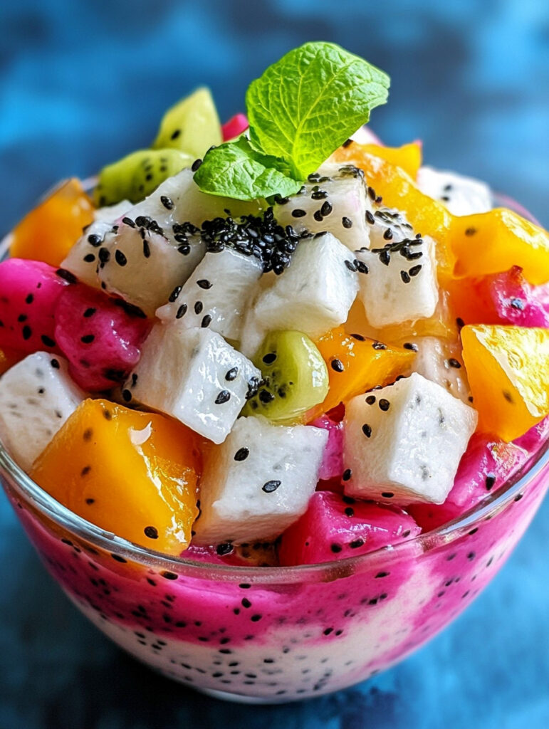 Dragon fruit salad