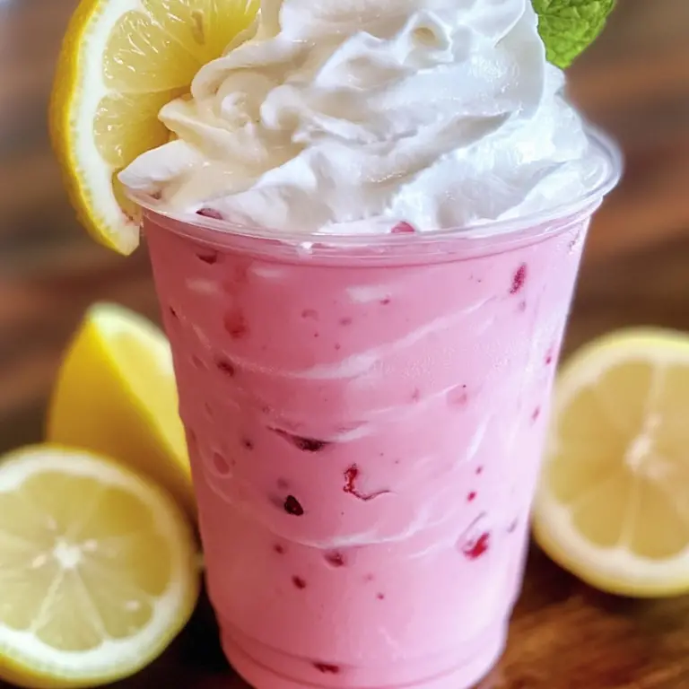 Whipped Pink Lemonade