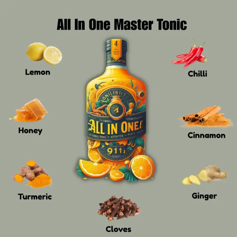 All-in-One Master Tonic Shots: Fire Cider with Apple Cider Vinegar, Mother, and Spices