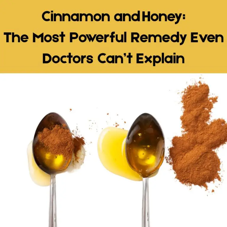 Cinnamon and Honey: The Most Powerful Remedy Even Doctors Recommend