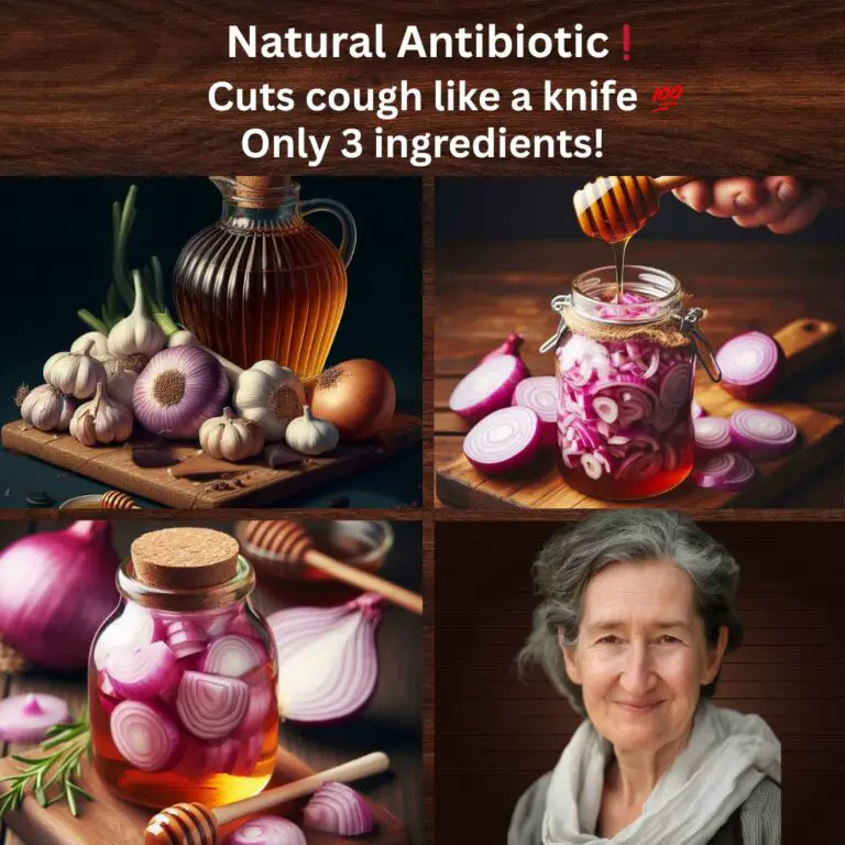 Natural Antibiotic ❗ Cuts Cough Like a Knife 💯 Only 3 Ingredients: Honey, Onion, Garlic