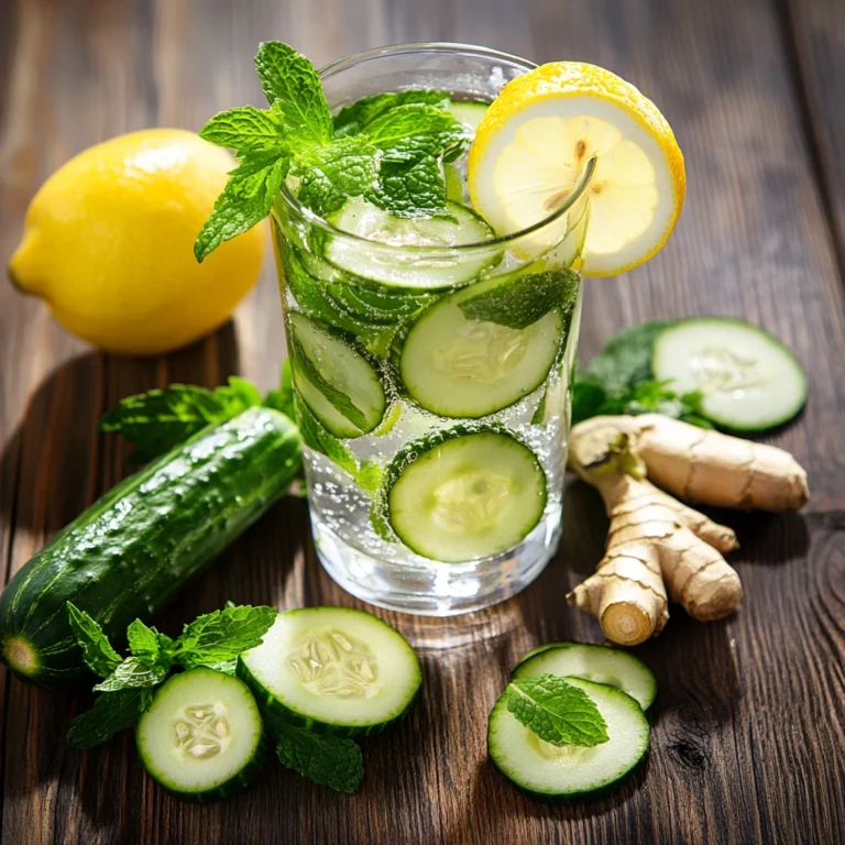 Cucumber Mint Detox Water