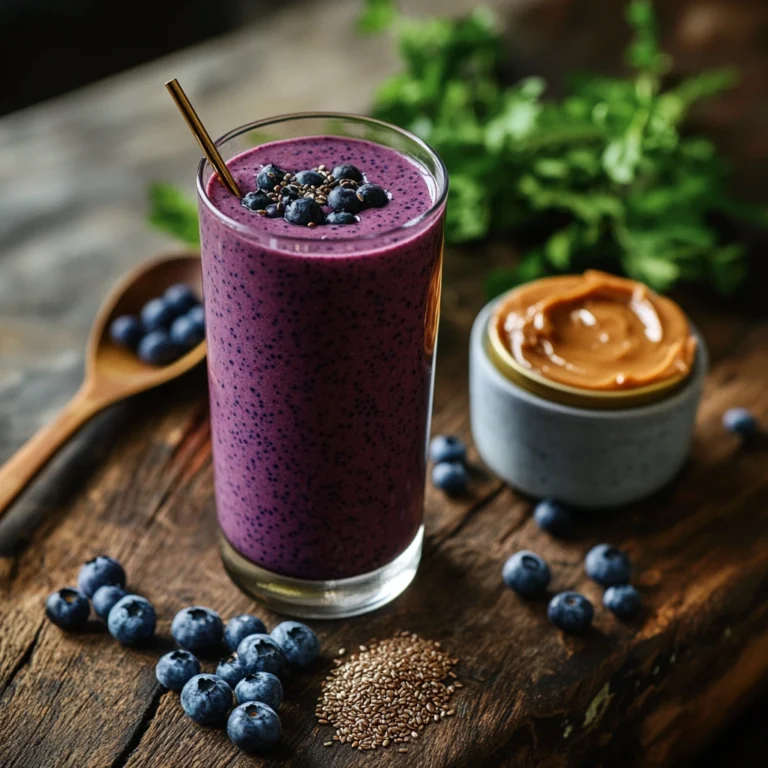 blueberry chia smoothie