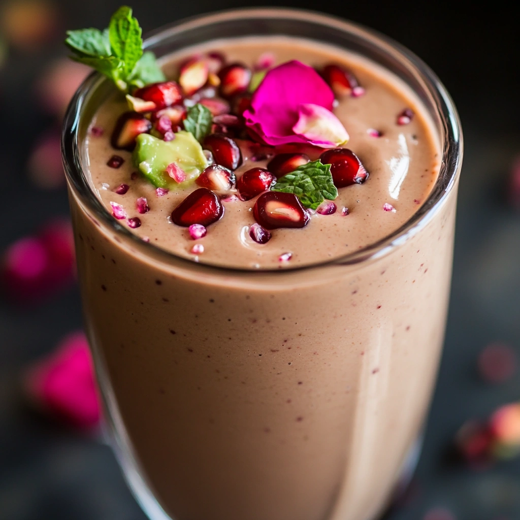 Pomegranate Avocado Smoothie