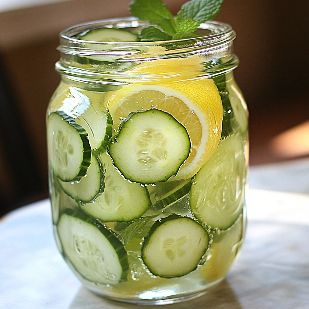Cucumber Lemon Detox Water