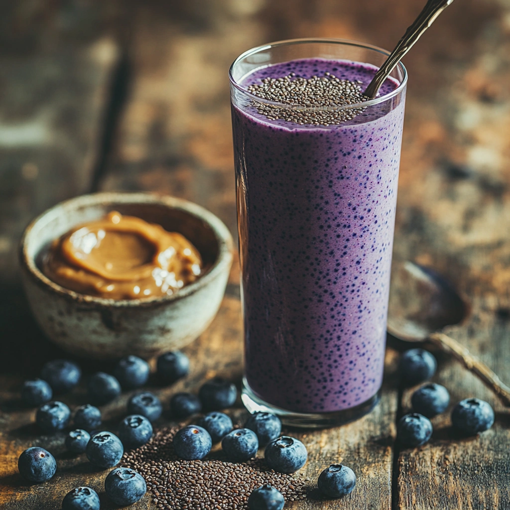 blueberry chia smoothie