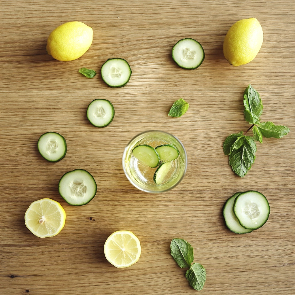 Cucumber Lemon Detox Water