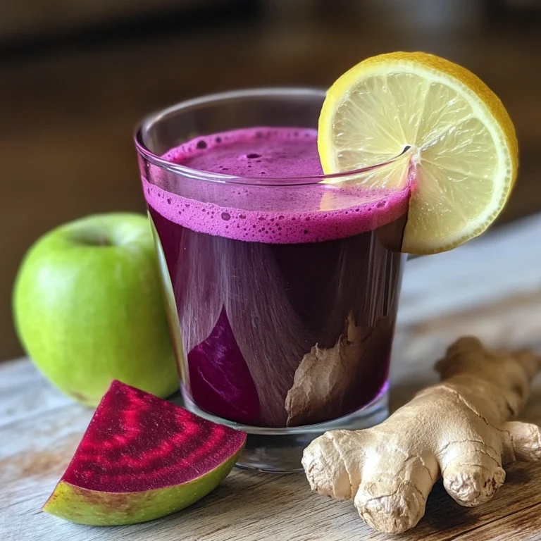 Cold-Pressed Beet Apple