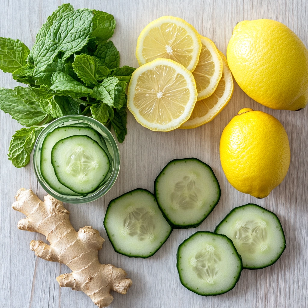 Cucumber Mint Detox Water