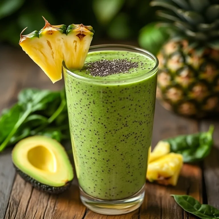 Spinach Pineapple Smoothie