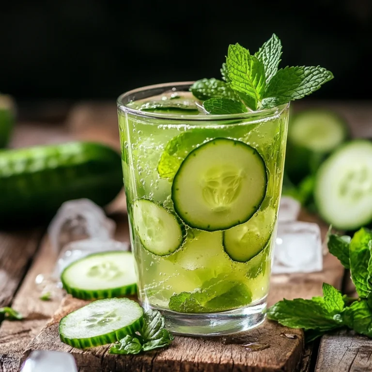 Cucumber Mint Tamarind Detox