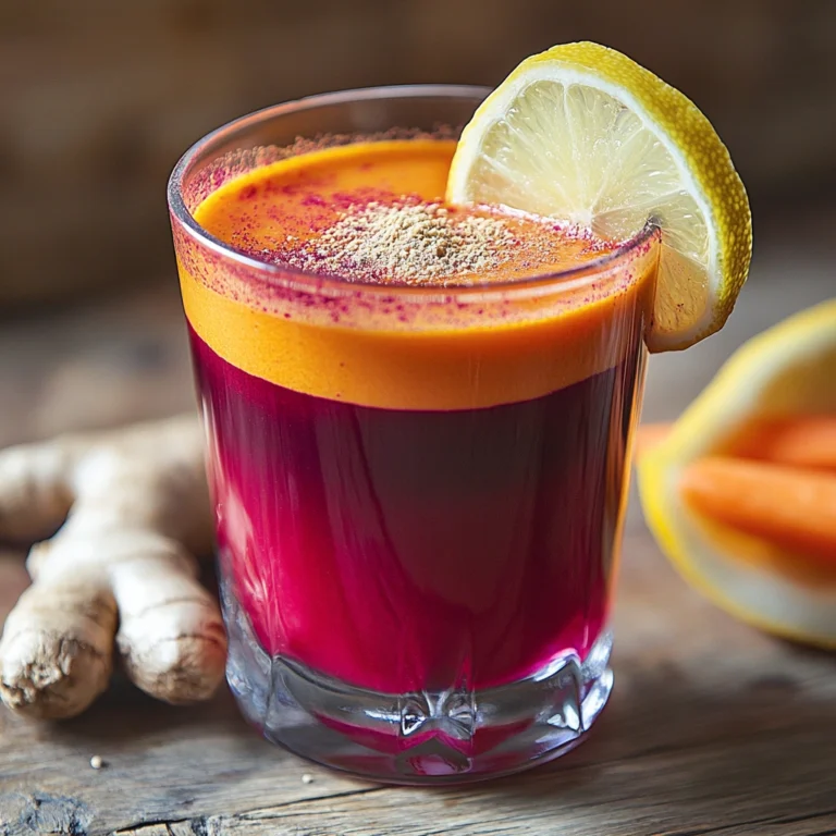 Beet & Carrot Juice