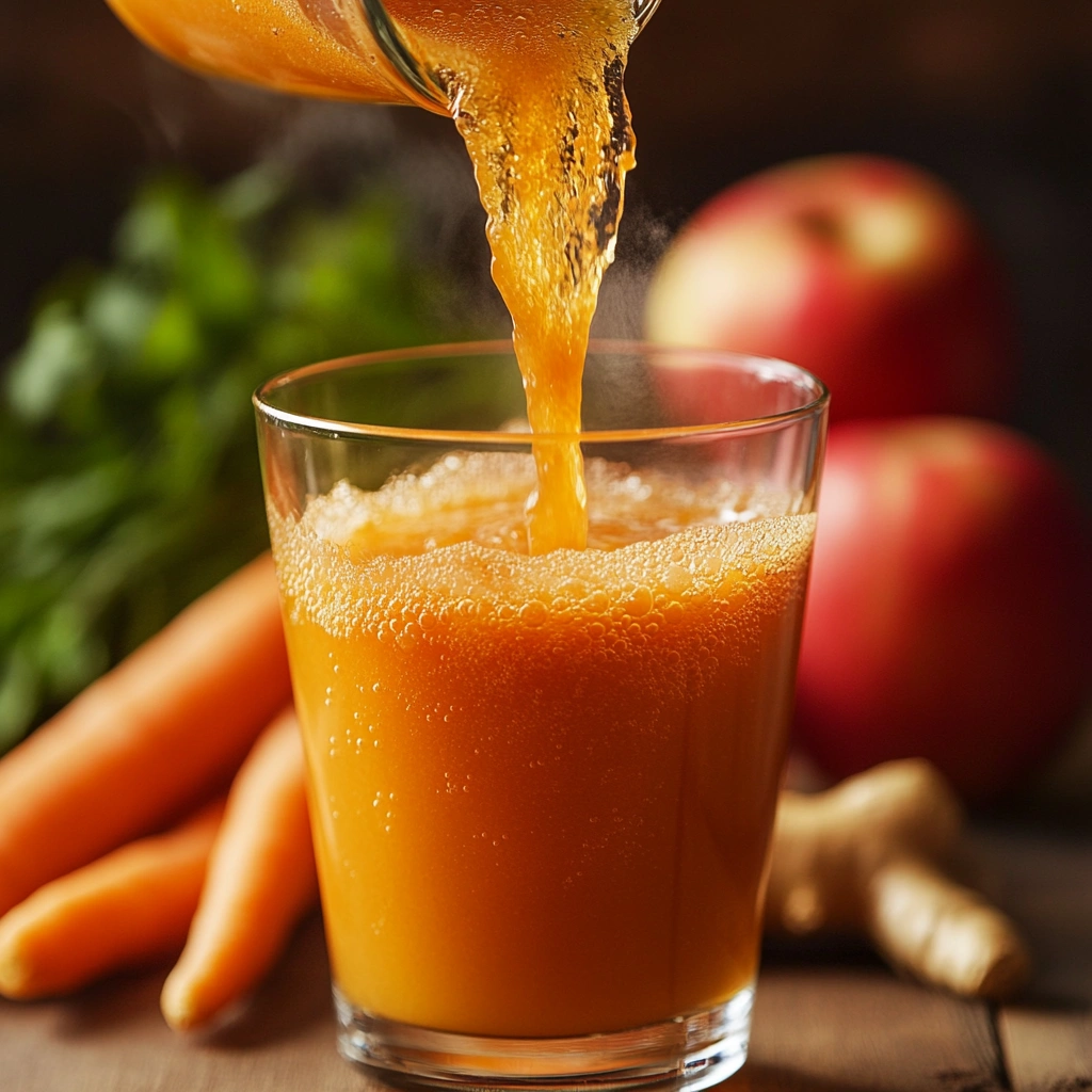 Carrot Ginger Apple Juice