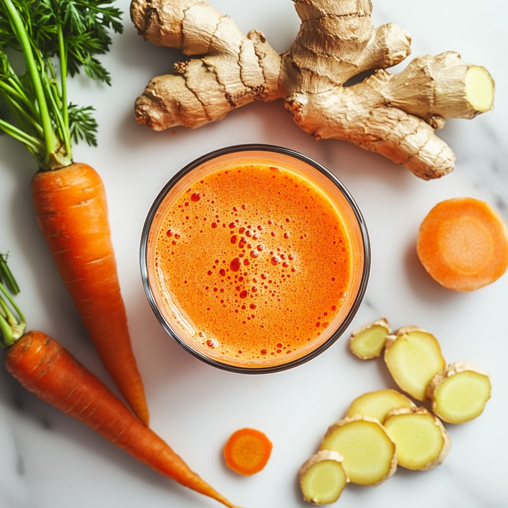 Carrot Ginger Apple Juice