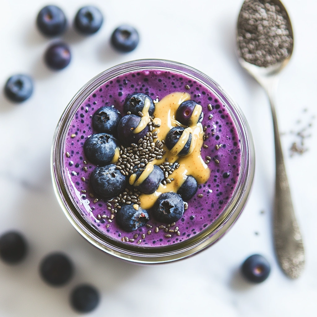 blueberry chia smoothie