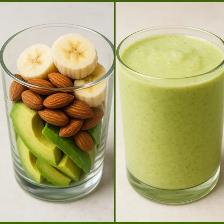 Almond Banana Avocado Smoothie: Creamy, Nutritious, and Deliciously Refreshing