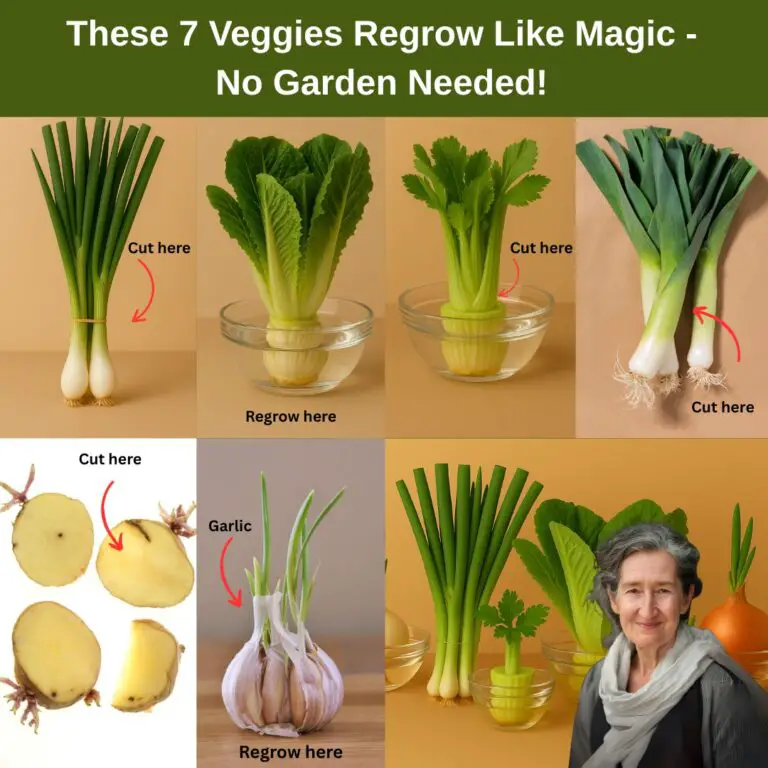 7 Vegetables You Can Buy Once and Regrow Forever