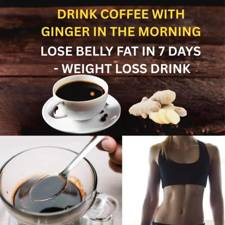 Drink Coffee with Ginger in the Morning and Lose Belly Fat in 7 Days