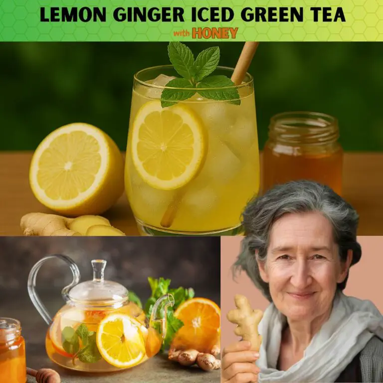 🍋 Lemon Ginger Iced Green Tea with Honey: A Refreshing Wellness Elixir You’ll Crave All Year